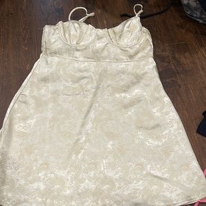 Princess Polly crème dress